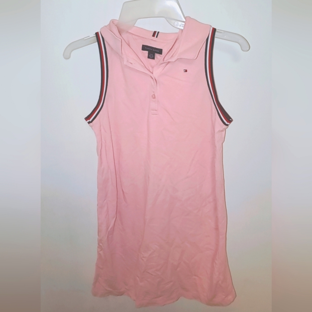 Girl's Tommy Hilfiger Polo Collar Tshirt Dress👗